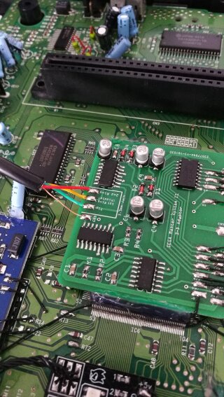 Close up of the 3D Glasses board.