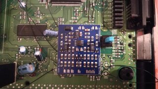 Audio board in place.