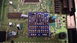 Audio board wired up.