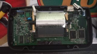 Game Gear back cover off