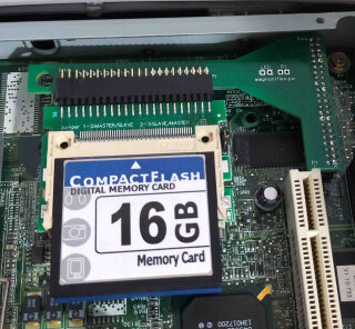 Duel compact flash cards connected.