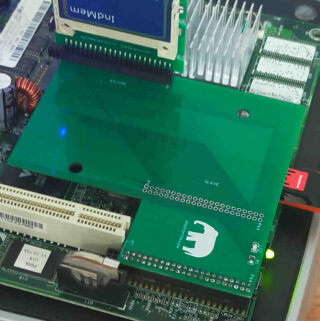 Early design with two IDE connectors.