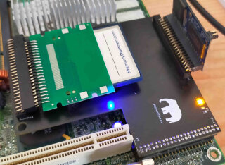 Early design with two IDE connectors.