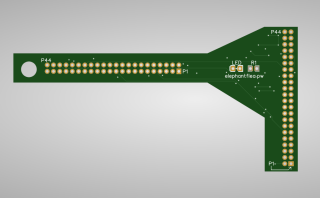 A render of the PCB.